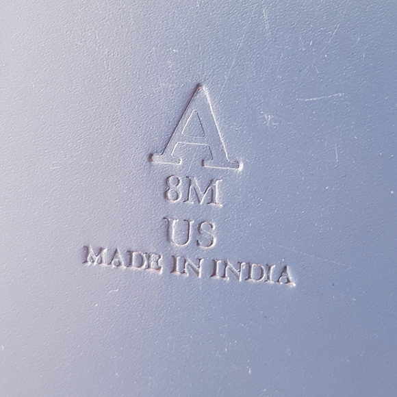 ANTHROPOLOGIE MAEVE Blue Leather Knotted Thong Sandals - Picture 11 of 11